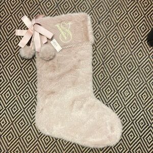 Victoria's Secret Faux Fur Stocking-NWT